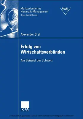 Graf |  Erfolg von Wirtschaftsverbänden | eBook | Sack Fachmedien