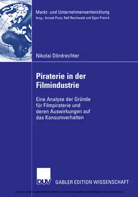 Dördrechter | Piraterie in der Filmindustrie | E-Book | sack.de