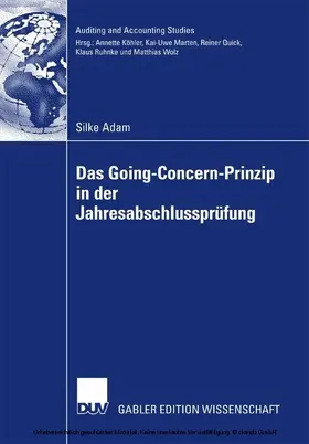 Adam |  Das Going Concern Prinzip in der Jahresabschlussprüfung | eBook | Sack Fachmedien