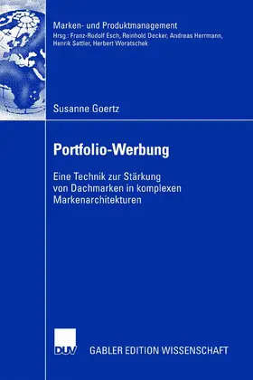 Goertz |  Portfolio-Werbung | eBook | Sack Fachmedien