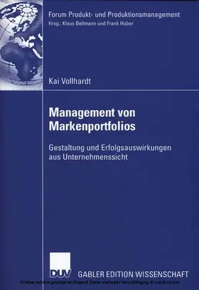 Vollhardt |  Management von Markenportfolios | eBook | Sack Fachmedien