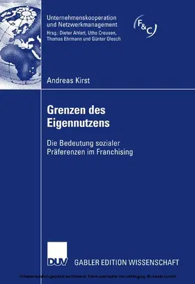 Kirst |  Grenzen des Eigennutzens | eBook | Sack Fachmedien