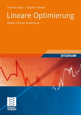 Dempe / Unger |  Lineare Optimierung | Buch |  Sack Fachmedien