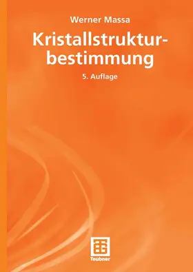 Massa |  Kristallstrukturbestimmung | eBook | Sack Fachmedien