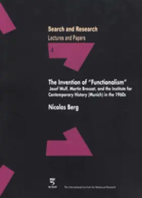 Berg |  The Invention of »Functionalism« | Buch |  Sack Fachmedien