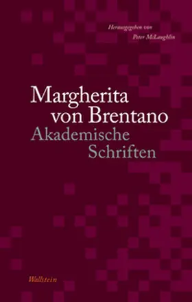 von Brentano / McLaughlin |  Akademische Schriften | Buch |  Sack Fachmedien