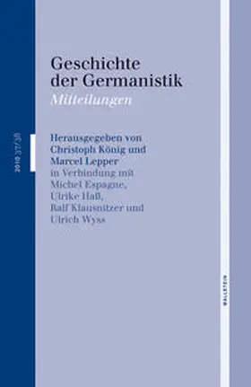 König / Lepper |  Geschichte der Germanistik | Buch |  Sack Fachmedien