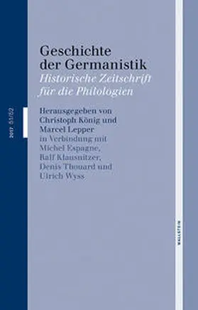 König / Lepper |  Geschichte der Germanistik | Buch |  Sack Fachmedien