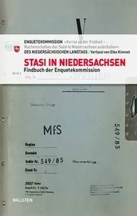Niedersächsischer Landtag / Kimmel |  Stasi in Niedersachsen | Buch |  Sack Fachmedien