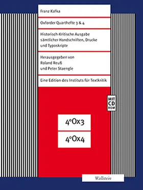 Kafka / Reuß / Staengle |  Oxforder Quarthefte 3 & 4 | Buch |  Sack Fachmedien