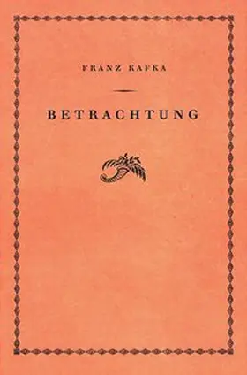 Kafka / Reuß |  Betrachtung | Buch |  Sack Fachmedien