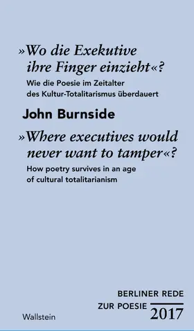 Burnside |  »Wo die Exekutive ihre Finger einzieht«? / »Where executives would never want to tamper«? | eBook | Sack Fachmedien
