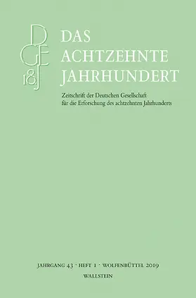 Zelle |  Das achtzehnte Jahrhundert 43/1 | eBook | Sack Fachmedien