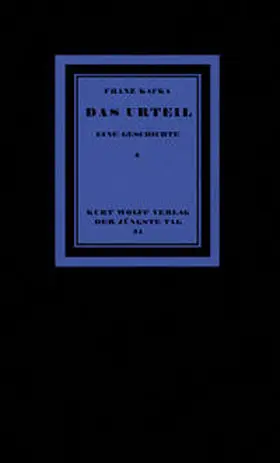Kafka / Reuß | Das Urteil | Buch | 978-3-8353-5419-7 | sack.de