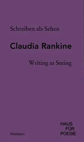Kniep / Rankine / Schultens |  Schreiben als Sehen | Writing as Seeing | eBook | Sack Fachmedien