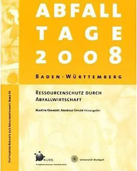 Kranert / Sihler |  Ressourcenschutz durch Abfallwirtschaft | Buch |  Sack Fachmedien