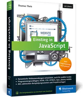 Theis | Einstieg in JavaScript | Buch | 978-3-8362-4074-1 | sack.de