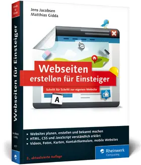 Jacobsen / Gidda |  Webseiten erstellen für Einsteiger | Buch |  Sack Fachmedien