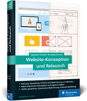 Erlhofer / Brenner |  Website-Konzeption und Relaunch | Buch |  Sack Fachmedien