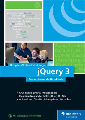 Bongers / Vollendorf / Lange |  jQuery 3 | eBook | Sack Fachmedien