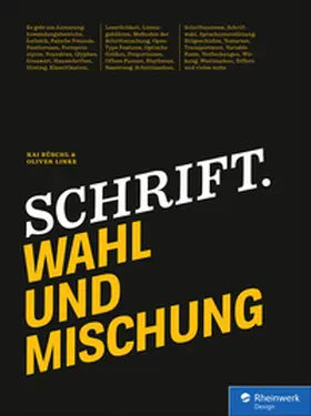 Büschl / Linke |  Schrift. Wahl und Mischung | eBook | Sack Fachmedien