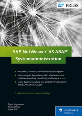 Hagemann / Will / Mayr |  SAP NetWeaver AS ABAP – Systemadministration | eBook | Sack Fachmedien