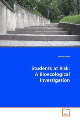 Boon |  Students at Risk: A Bioecological Investigation | Buch |  Sack Fachmedien