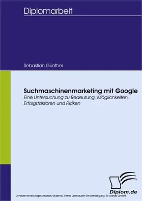 Günther |  Suchmaschinenmarketing mit Google | eBook | Sack Fachmedien