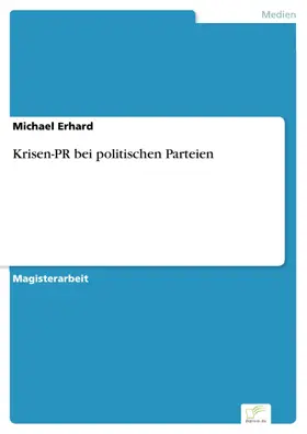 Erhard |  Krisen-PR bei politischen Parteien | eBook | Sack Fachmedien