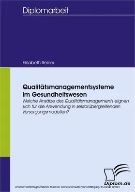 Reiner |  Qualitätsmanagementsysteme im Gesundheitswesen | eBook | Sack Fachmedien