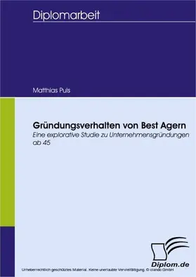 Puls |  Gründungsverhalten von Best Agern | eBook | Sack Fachmedien