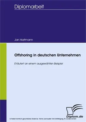 Hartmann |  Offshoring in deutschen Unternehmen | eBook | Sack Fachmedien