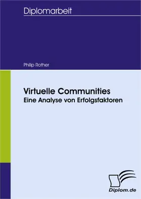 Rother |  Virtuelle Communities - Eine Analyse von Erfolgsfaktoren | eBook | Sack Fachmedien