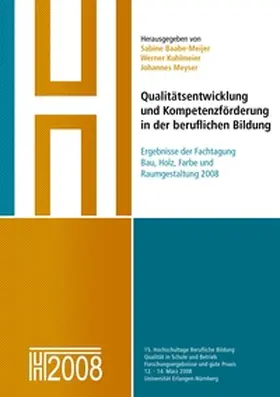 Baabe-Meijer / Kuhlmeier / Meyser |  Qualitätsentwicklung und Kompetenzförderung in der beruflichen Bildung | Buch |  Sack Fachmedien
