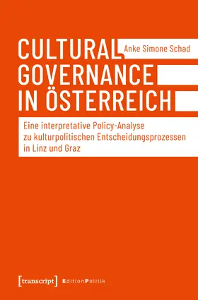 Schad |  Cultural Governance in Österreich | Buch |  Sack Fachmedien