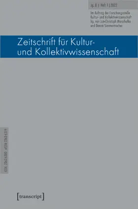 Marschelke / Simmermacher |  Zeitschrift für Kultur- und Kollektivwissenschaft | Buch |  Sack Fachmedien