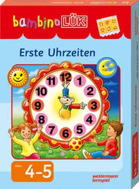 Müller |  bambinoLÜK-Set. Erste Uhrzeiten: 4 - 5 Jahre | Buch |  Sack Fachmedien