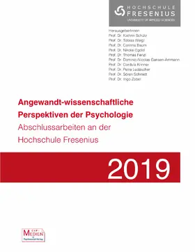 Schütz / Zobel / Weigl |  Angewandt-wissenschaftliche Perspektiven der Psychologie | Buch |  Sack Fachmedien