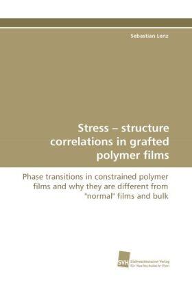 Lenz |  Stress - structure correlations in grafted polymer films | Buch |  Sack Fachmedien