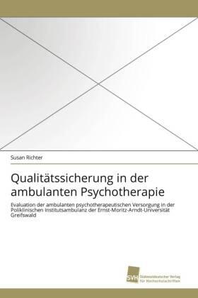 Richter |  Qualitätssicherung in der ambulanten Psychotherapie | Buch |  Sack Fachmedien