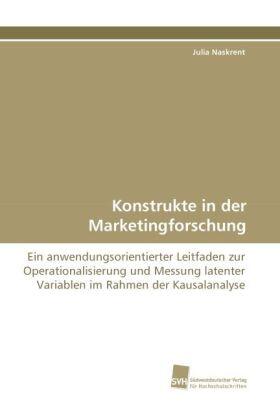 Naskrent |  Konstrukte in der Marketingforschung | Buch |  Sack Fachmedien