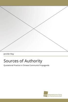 May |  Sources of Authority | Buch |  Sack Fachmedien