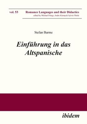 Barme |  Einführung in das Altspanische | Buch |  Sack Fachmedien