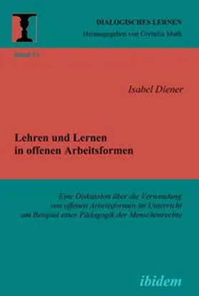 Diener |  Lehren und Lernen in offenen Arbeitsformen | eBook | Sack Fachmedien