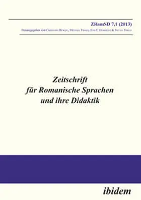 Frings / F. Heiderich / Thiele |  Zeitschrift für Romanische Sprachen und ihre Didaktik / Zeitschrift für Romanische Sprachen und ihre Didaktik | eBook | Sack Fachmedien