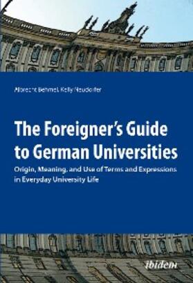 Behmel | The Foreigner's Guide to German Universities | E-Book | www2.sack.de