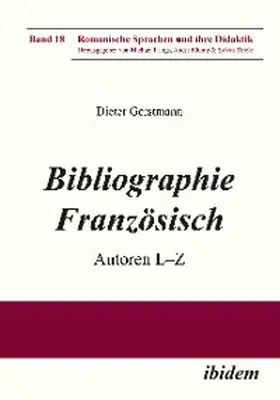 Gerstmann | Bibliographie Französisch | E-Book | www2.sack.de