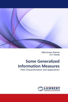 Sharma / Hooda |  Some Generalized Information Measures | Buch |  Sack Fachmedien