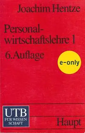 Kammel / Hentze |  Personalwirtschaftslehre 1 | eBook | Sack Fachmedien