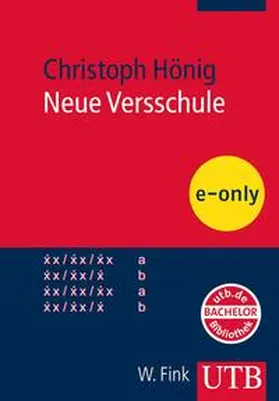 Hönig |  Neue Versschule | eBook | Sack Fachmedien